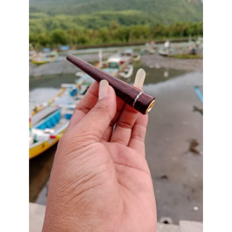 Once pipa cangklong kayu galih asem motif timah