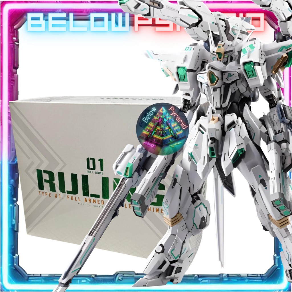 Ruling In Era+ 1/100 (Metal In Frame) White Color New Year Limited Version Model Kit | 01 Full Armed