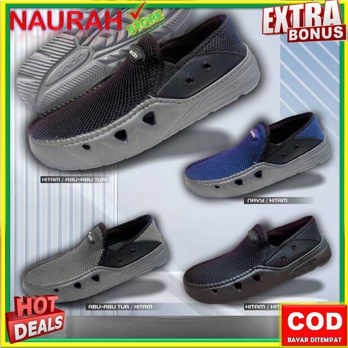 Sepatu Pria Ando Spedey Sneakers Slip On Pria Sepatu Slip On Original Ringan Nyaman