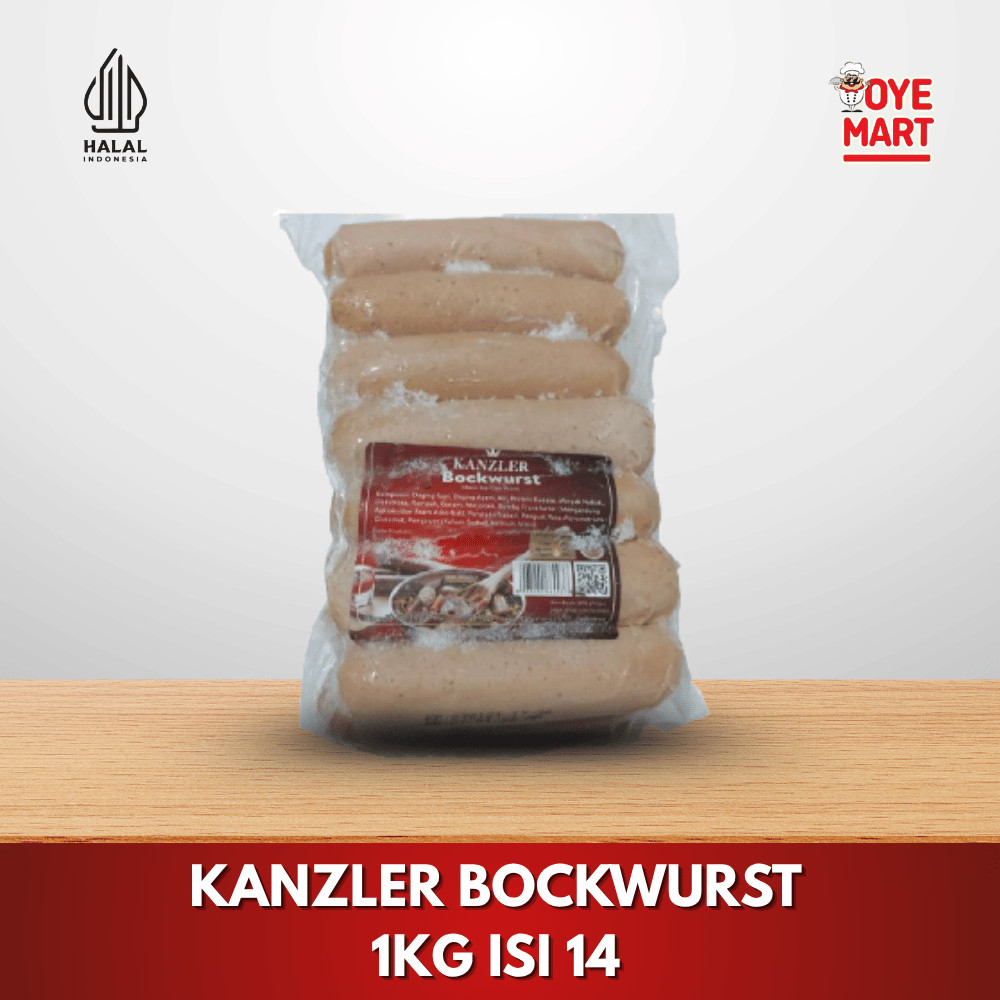 

KANZLER BOCKWURST 1KG ISI 14