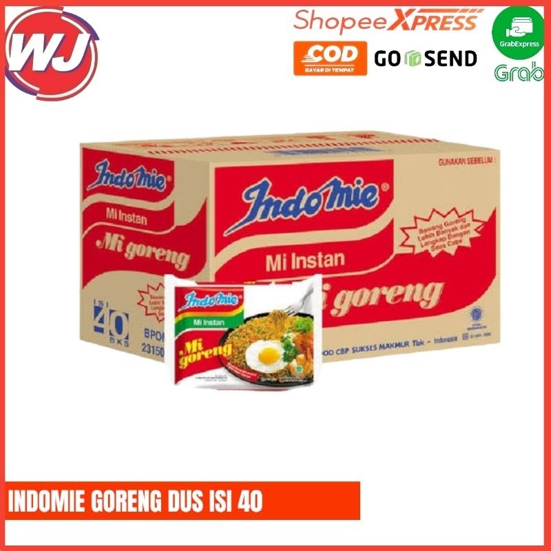 

INDOMIE GORENG DUS ISI 40