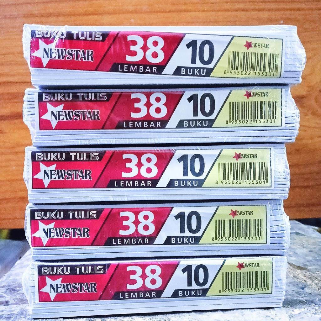

(CCK STORE) BUKU GARIS 3 NEW STAR ISI 10 BUKU / New Produk Buku Tulis New Star 38 Lembar 10 Buku murah