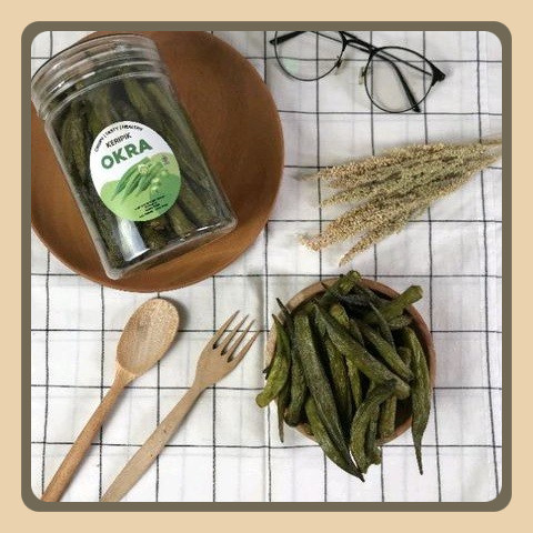 

Xpresstemilofficial Keripik Okra kemasan Toples 750 ml 1000ml