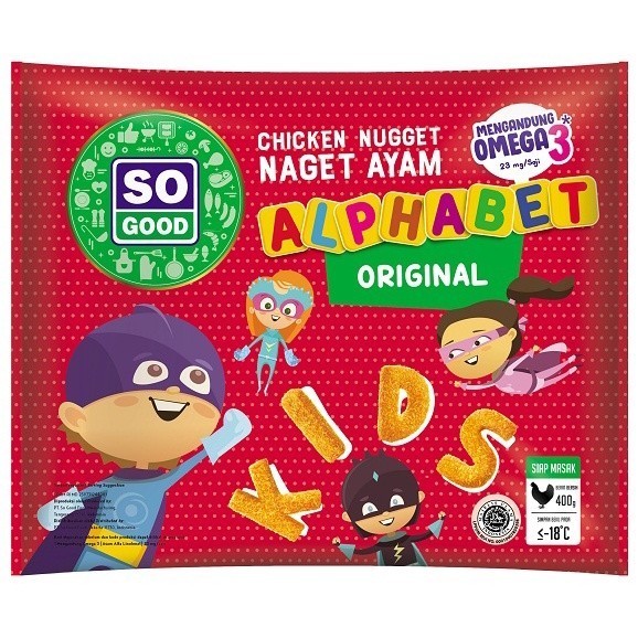 

Unicorn - CHICKEN NUGGET ALPHABET SO GOOD NAGET AYAM HALAL