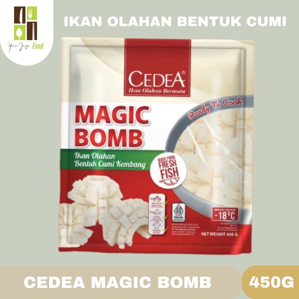 

Cedea Magic Bomb/Ikan Olahan Bentuk Cumi 450g