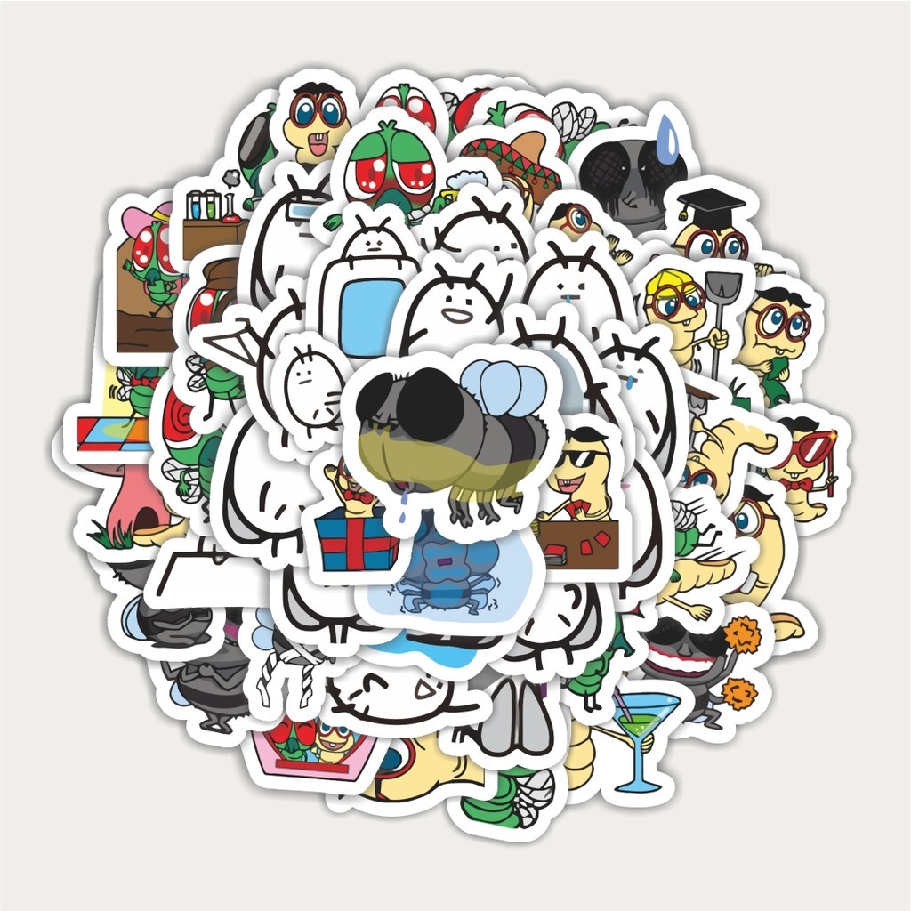 

Sticker Pack Hewan Lalat Sticker | Sticker TUMBLR | Stiker LAPTOP KOPER HELM