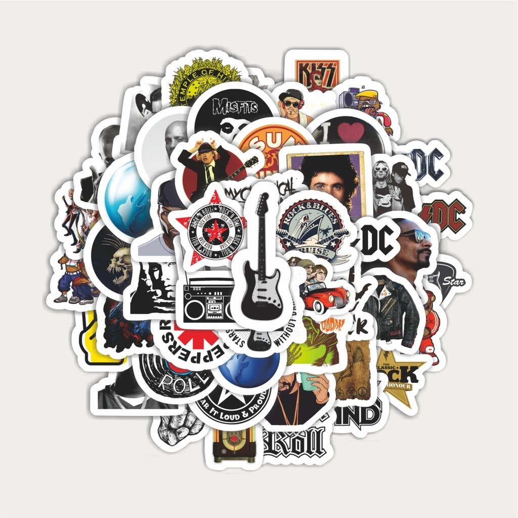 

Sticker Pack Sticker Rock Band Hip Hop | Sticker TUMBLR | Stiker LAPTOP KOPER HELM