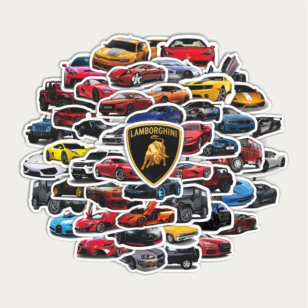 

Sticker Pack Stiker Car Sport/Mobil Balap | Sticker TUMBLR | Stiker LAPTOP KOPER HELM