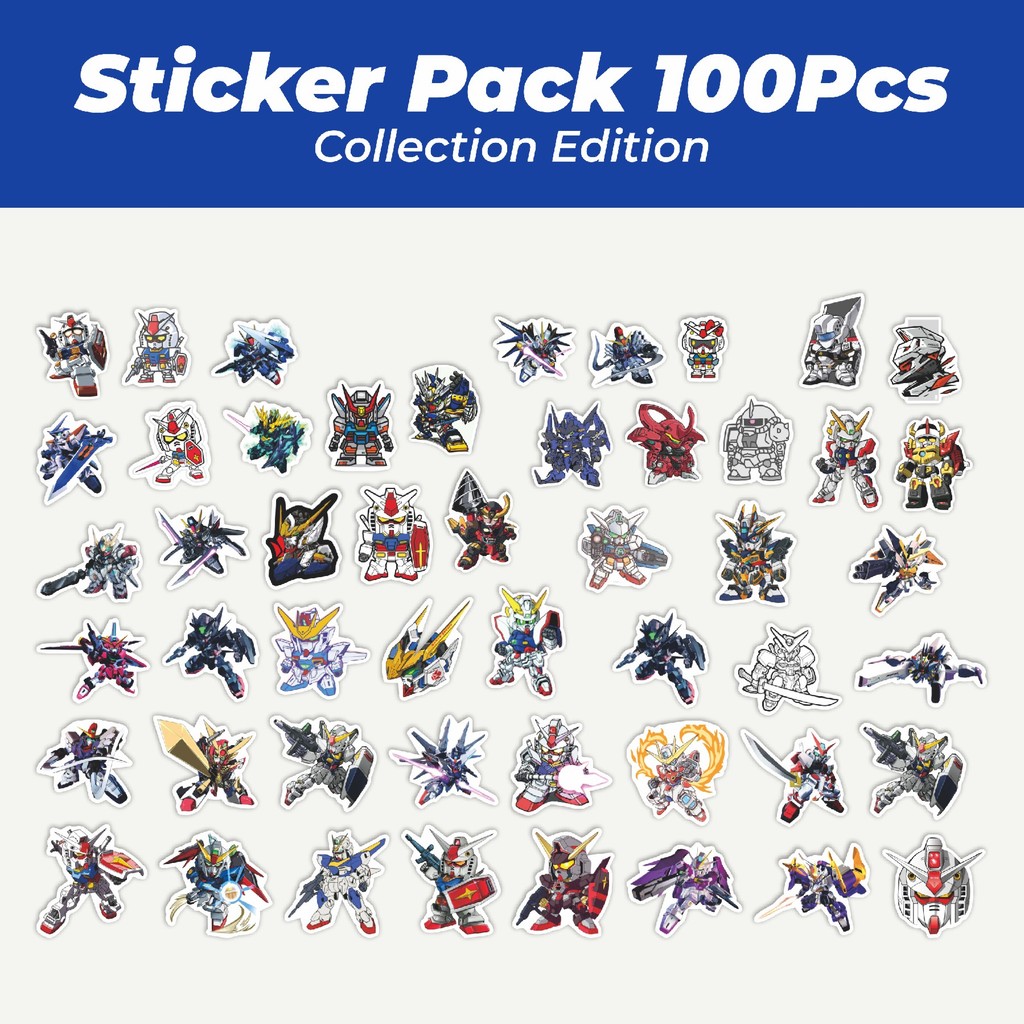 

Hot Stiker Gundam Lucu Anti Air Stikers Berperekat Waterproof Sticker Decal Buat Motor Helm Buku Journal Koper Casing HP Laptop Botol Minum