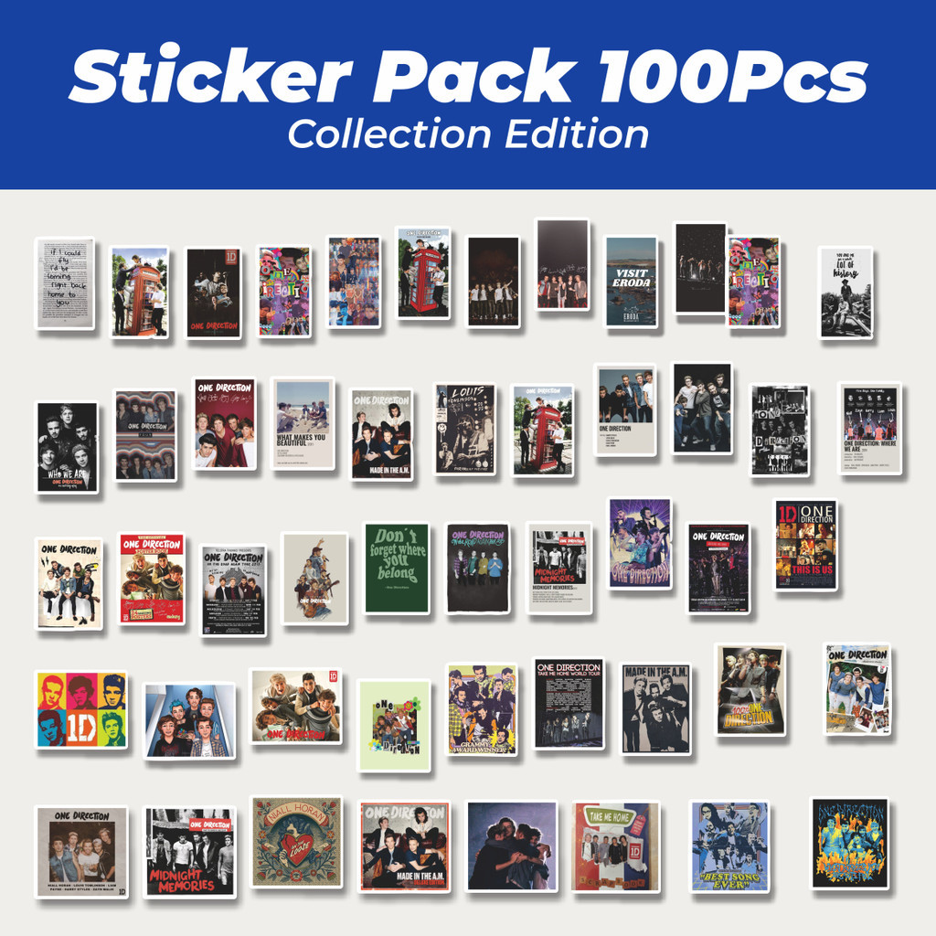 

Hot Stiker Poster Album One Direction Lucu Anti Air Stikers Berperekat Waterproof Sticker Decal Buat Motor Helm Buku Journal Koper Casing HP Laptop Botol Minum
