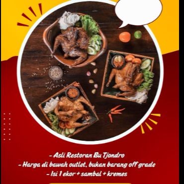

Ayam Bu Tjondro - Bakar Negeri