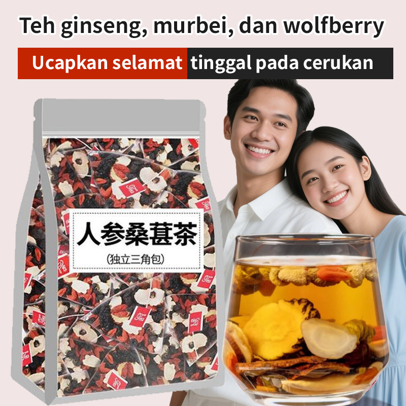 

KAPAL GRATIS ✨Beli 1 gratis 2✨【Pelepasan Vitalitas】Teh Vitalitas Ginseng &Goji Berry 5g*30 Tas/Kesehatan Mulberry dan Kurma Merah/Teh Pemulihan Begadang /Teh Herbal untuk Kesehatan dan Kebugaran/Teh Kesehatan untuk Begadang
