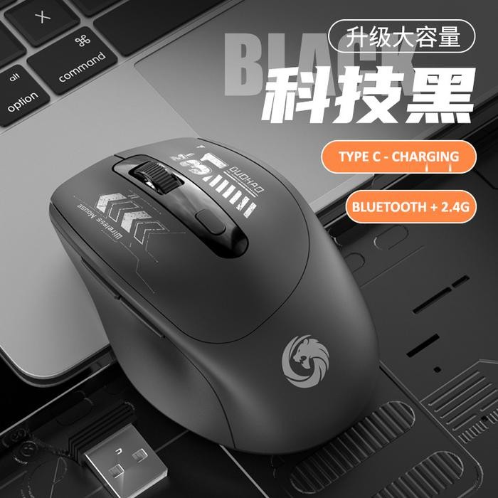 Mouse Gaming Wireless - Mouse Gaming / Mouse Gaming Charging Type C - M3 Gaming Black