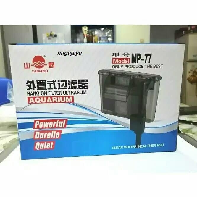 Hanging filter aquarium aquascape mesin filter gantung yamano mp77 aksesoris aquarium peralatan aqua