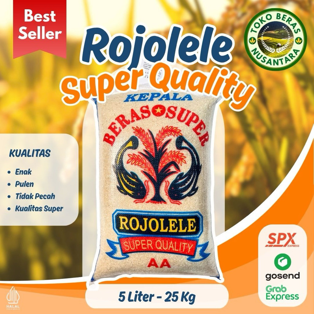 

BERAS SLYP SUPER CAP ROJOLELE 10KG / 20KG/ 25KG PULEN