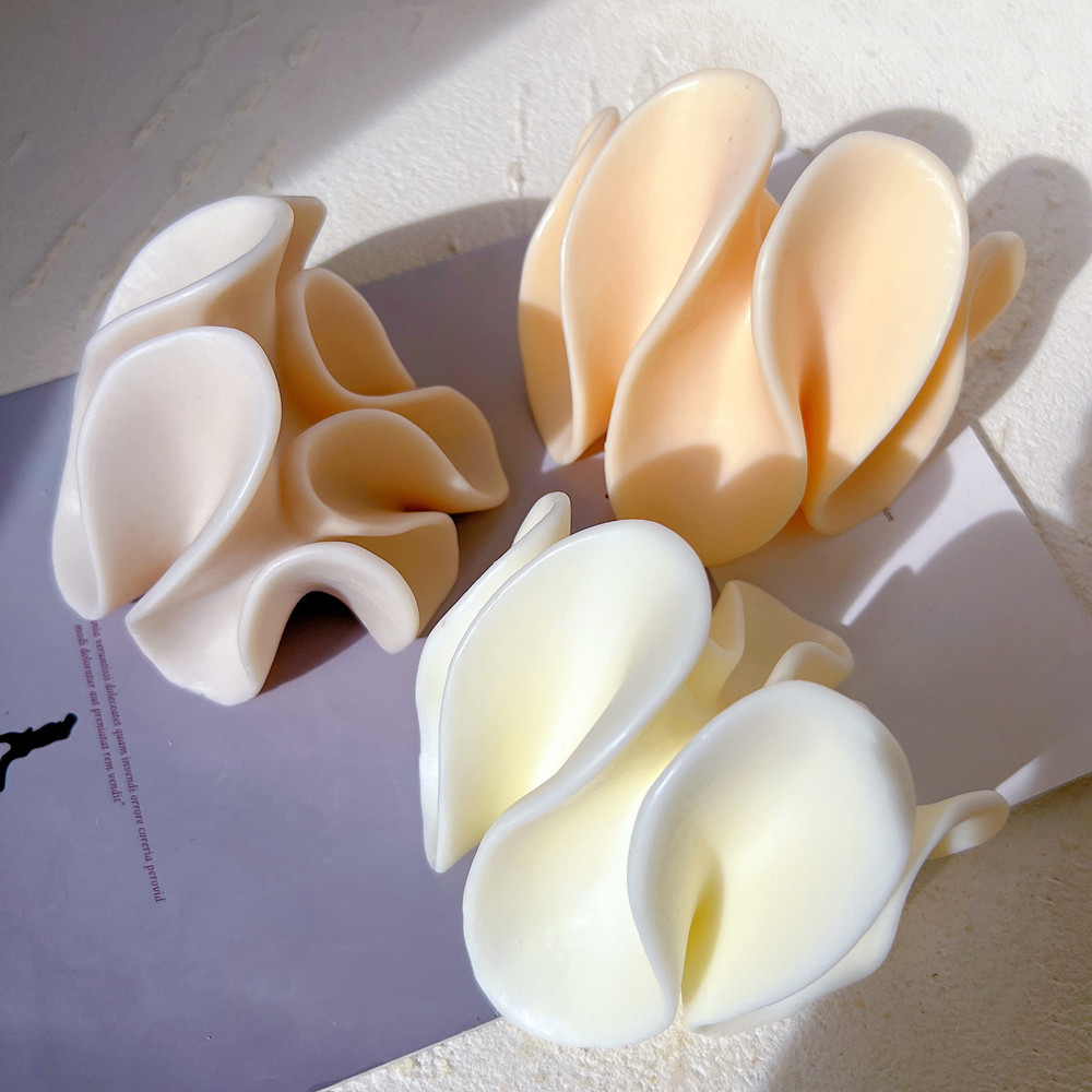

Irregular Coral Flower Silicone Molds Coralline Shape Candle Mold Geometric Abstract Candles Decorative Soy Wax Mould