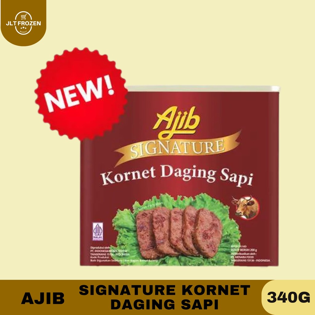 

AJIB / Signature Kornet Daging Sapi 340GR / Ajib Corned Beef 340GR