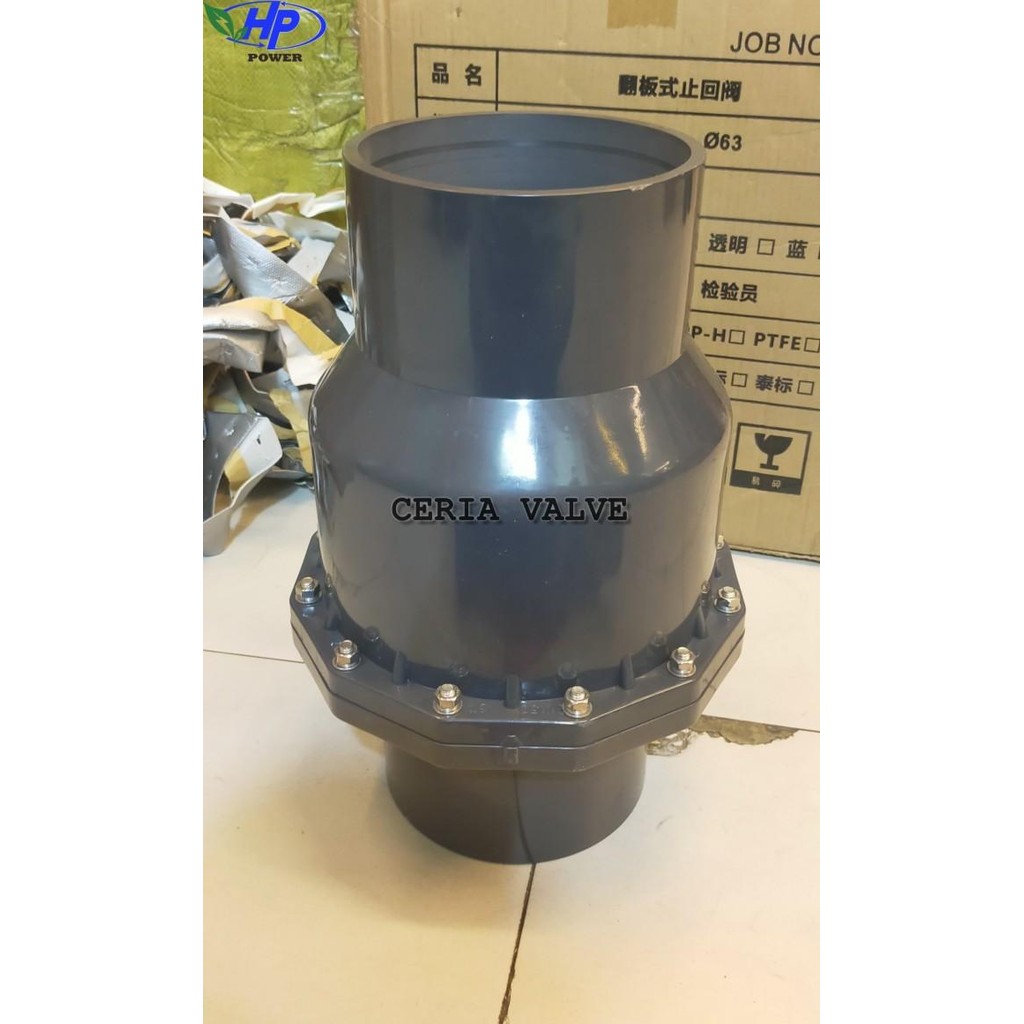 Swing Check Valve PVC 6'' inchi / Klep Tabok PVC 6''