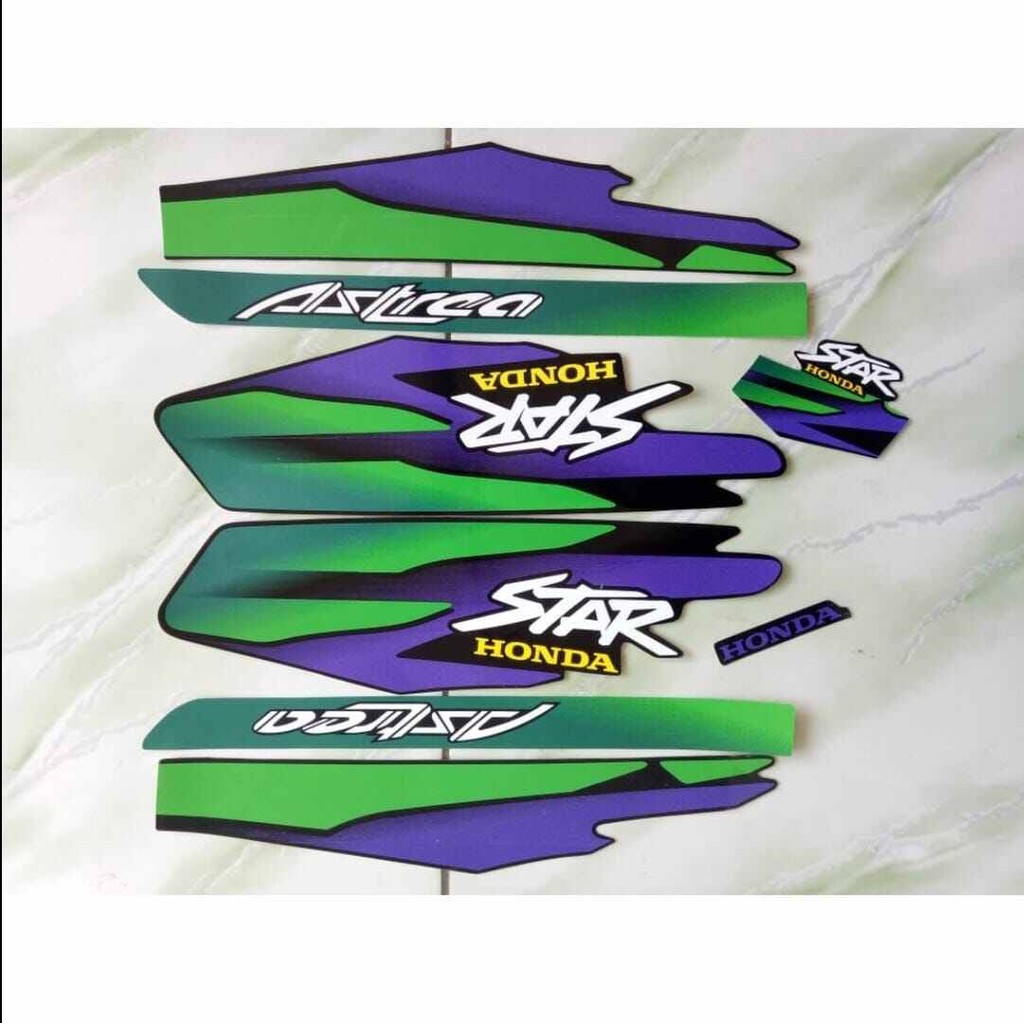 Striping Ori Honda Astrea star 97 stiker body bawaan original honda astrea grand