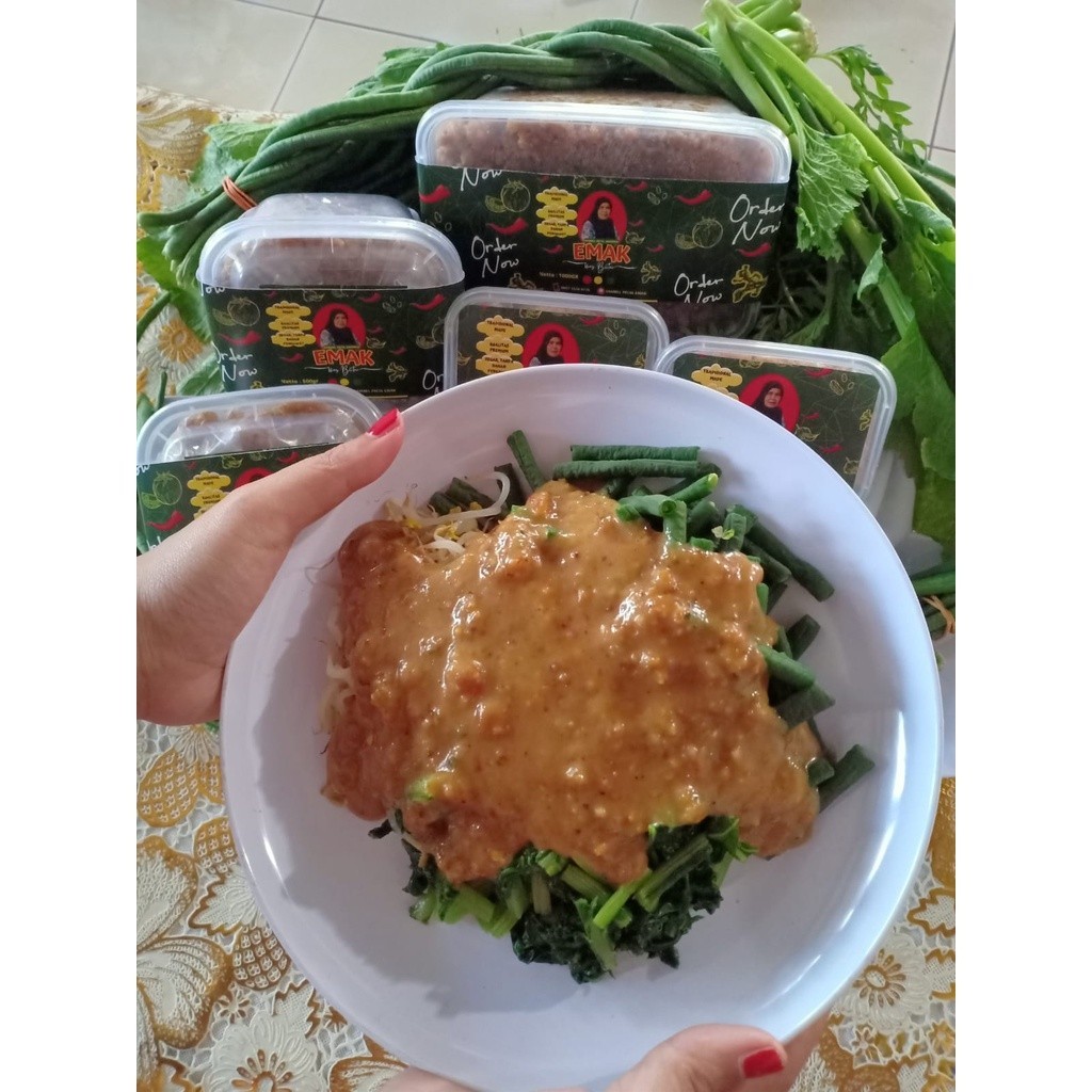 

H FJM-02 Sambel Pecel Sangrai " EMAK " Khas Blitar 500gr ___