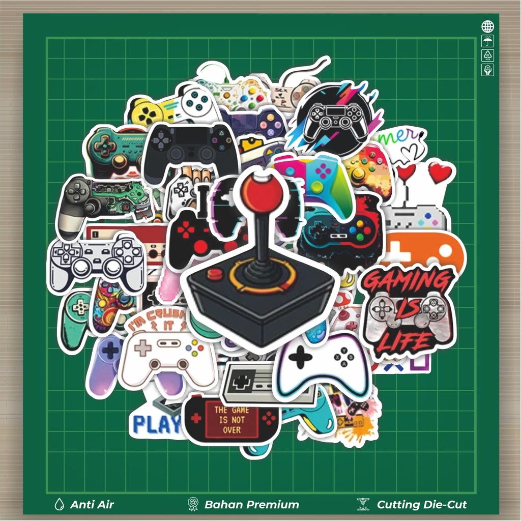 

HOT 50 PCS STIKER Stiker Gamepad Stiker Fashion Cars Decal Dingin Kartu Album Custom Vinyl Anti Air- Sticker Aesthetic Buku Journal Koper Casing HP Tablet Laptop Helm Motor Botol Minum