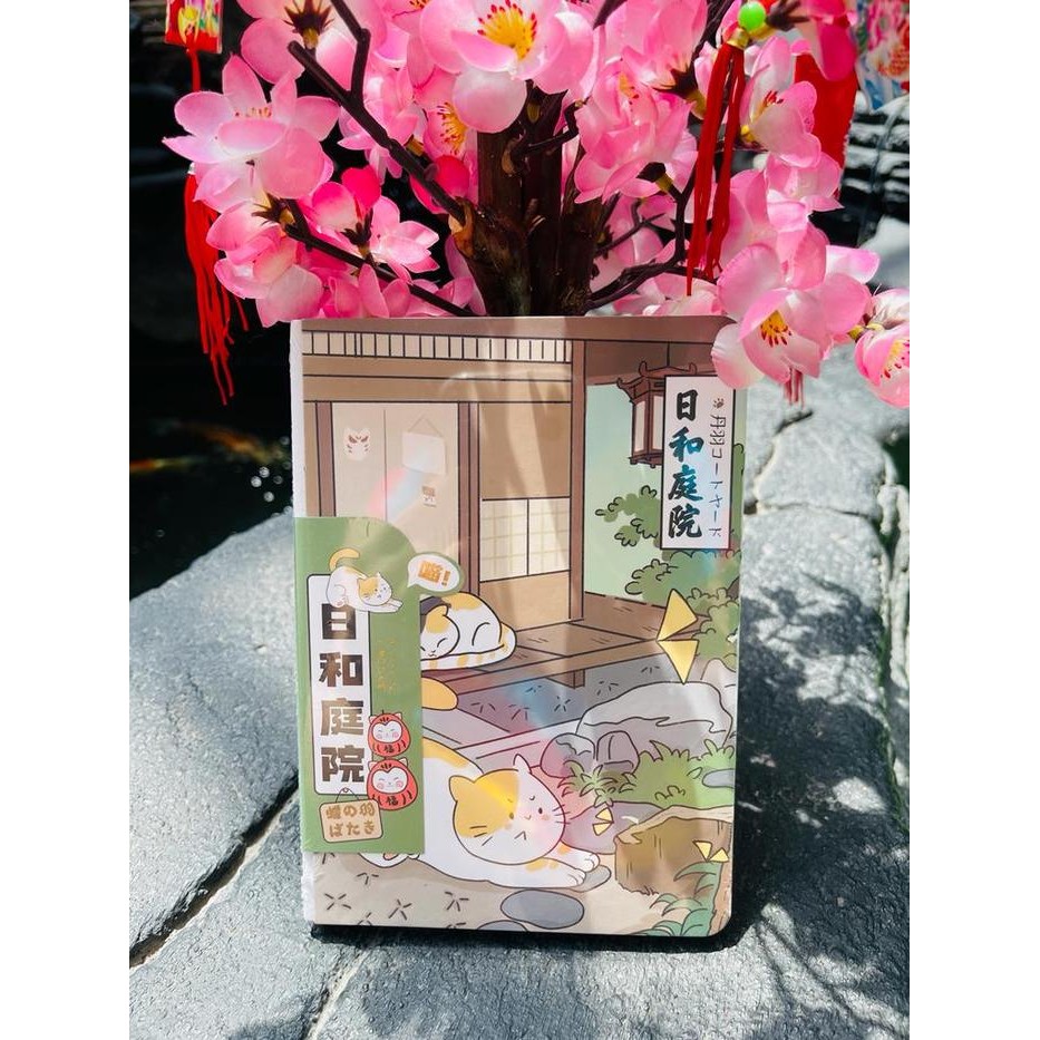 

Diary Cat Japan Cute / Agenda Cat Cute / Notebook Japan Cute - Cat Hijau
