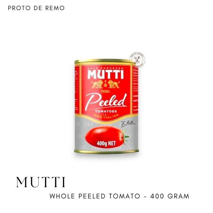 

Bumbu Masak ~qrue_mart> NEW-[Terlaris] Mutti Whole Peeled Tomato | Tomat Kupas Kaleng - 400 gram