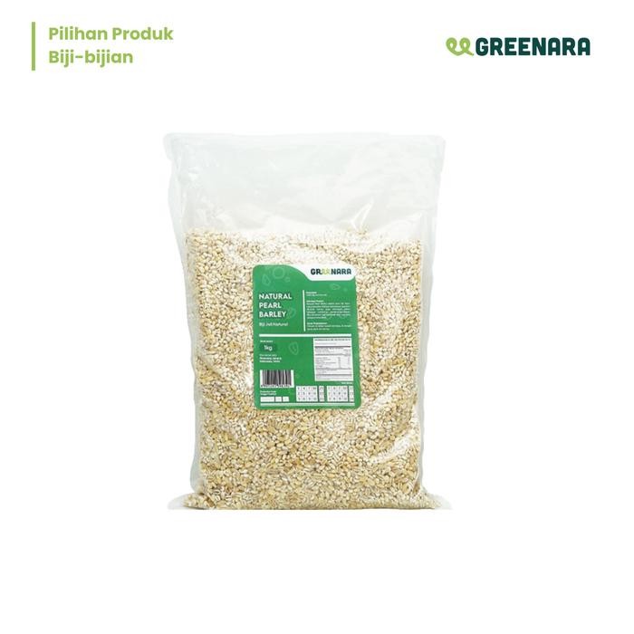 

PROMO-[Best Quality] Greenara Biji Jali - Jali 1 Kg / Natural Pearl Barley