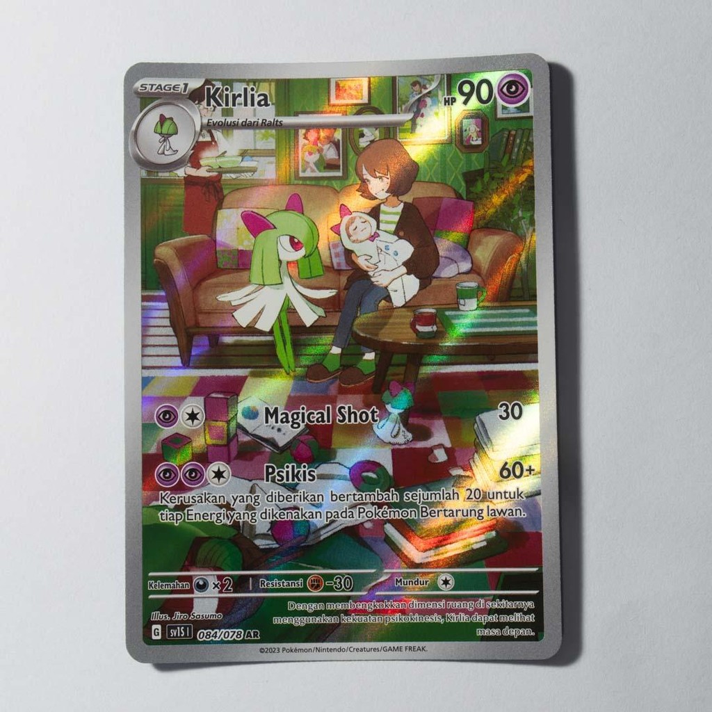 Kirlia AR 084/078 SV1S Scarlet EX Kartu Pokemon TCG Original Indonesia