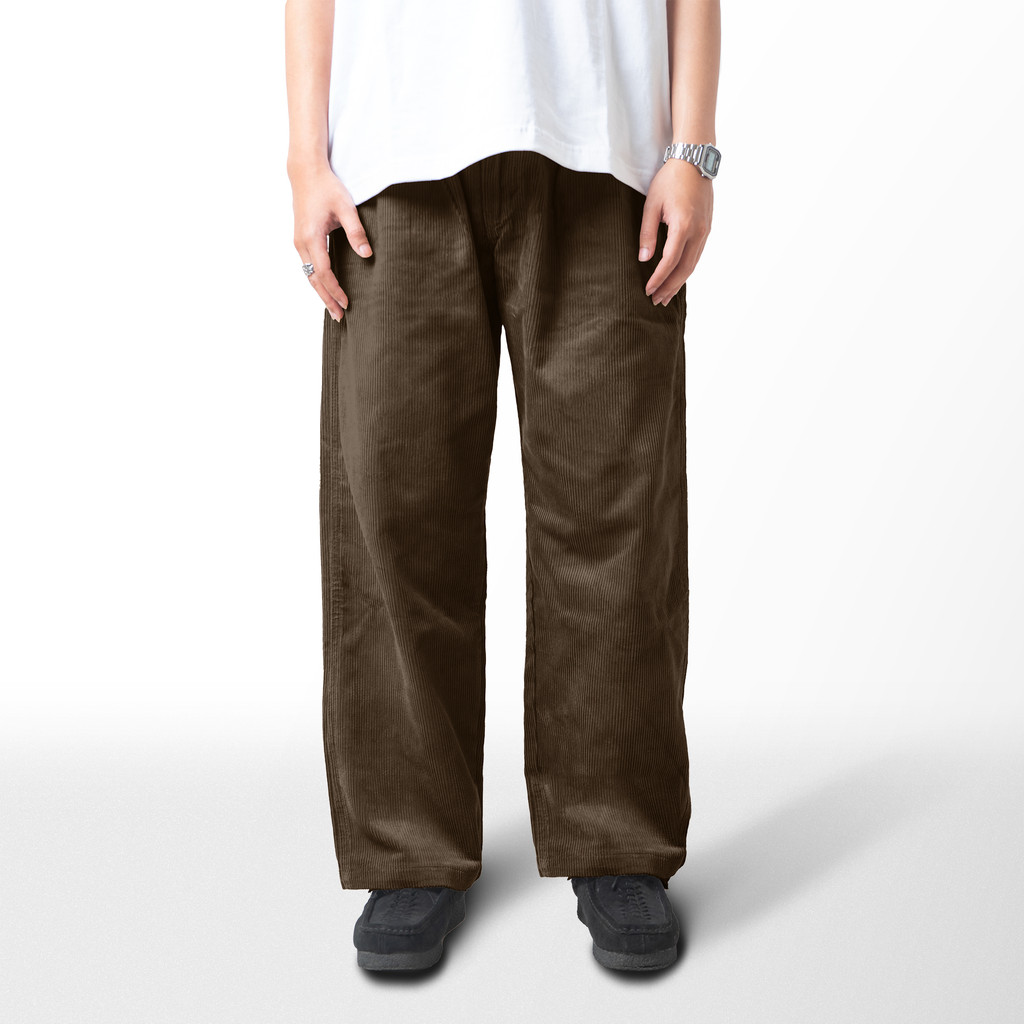 Moxie Colton Corduroy Pants - Dark Brown