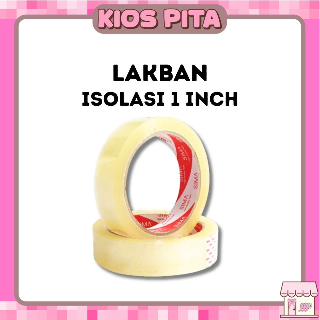 

Lakban Isolasi 1" / Selotip
