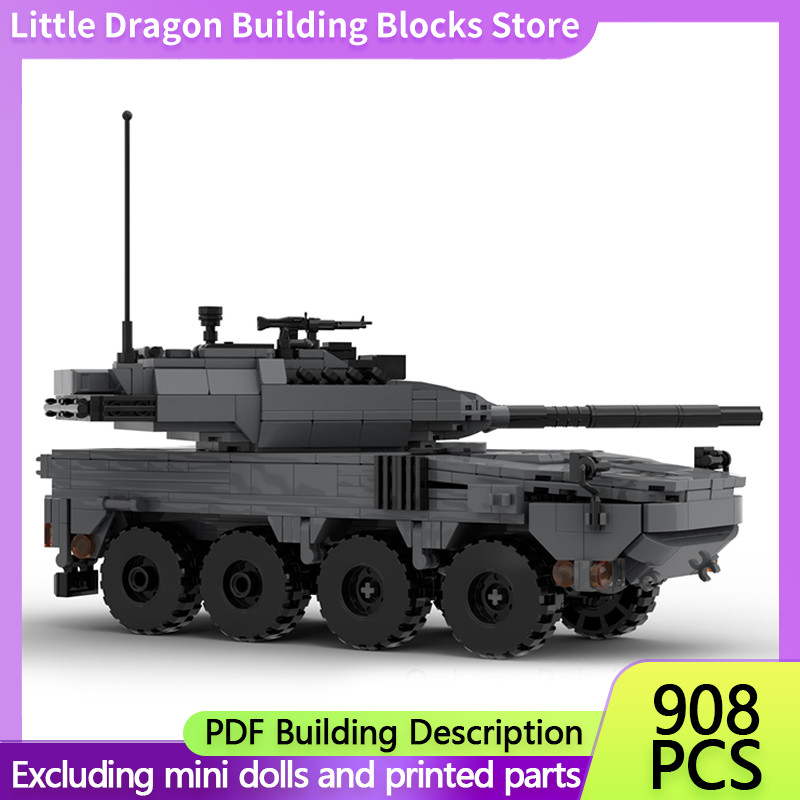 Type 16 MCV Armored Car Military Tanks Model MOC Building Bricks War Equipment Modular Gifts Holiday