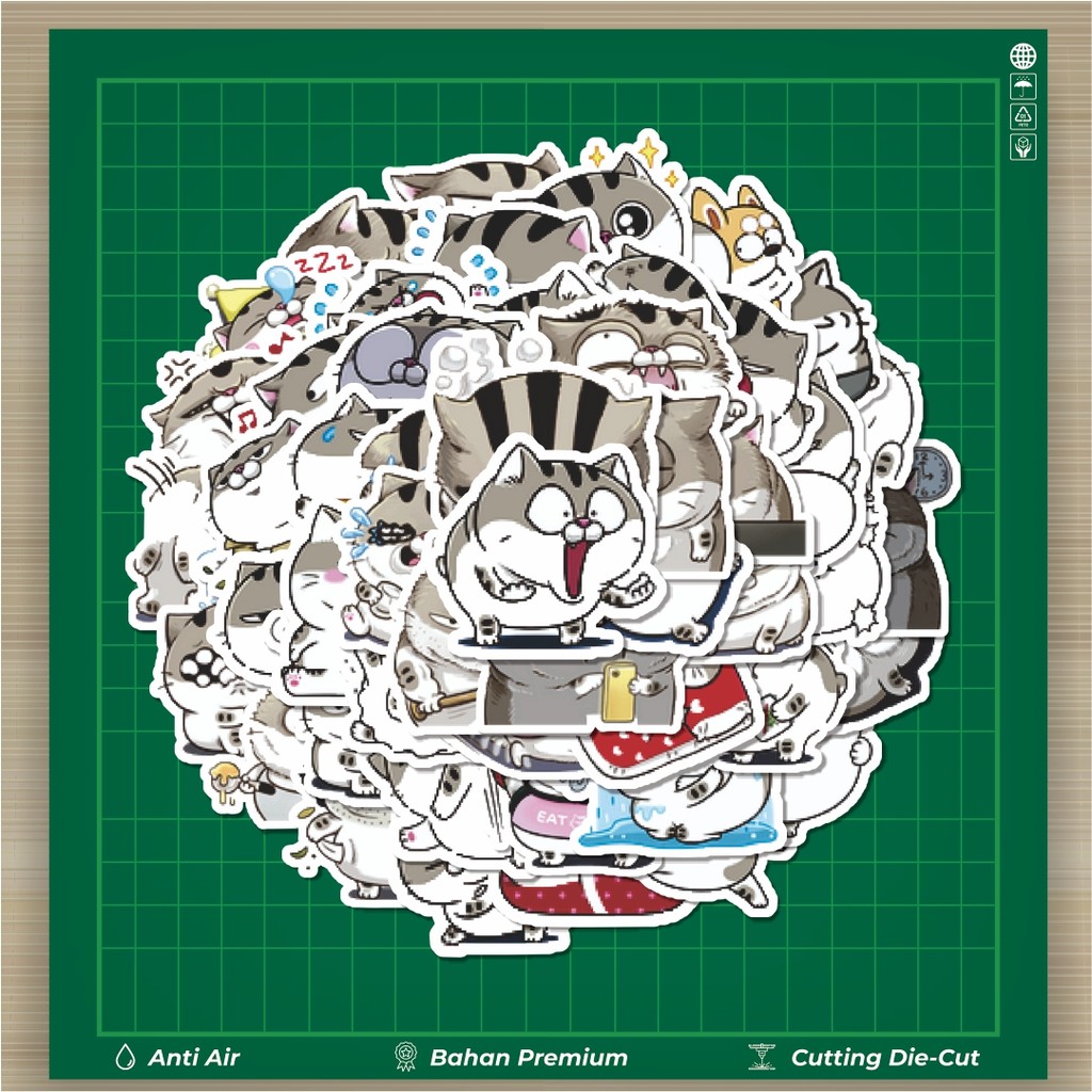 

HOT 50 PCS STIKER Stiker Kawaii Kittens Cats Pets [Anak Kucing Peliharan Lucu] Stiker Fashion Cars Decal Dingin Kartu Album Custom Vinyl Anti Air- Sticker Aesthetic Buku Journal Koper Casing HP Tablet Laptop Helm Motor Botol Minum