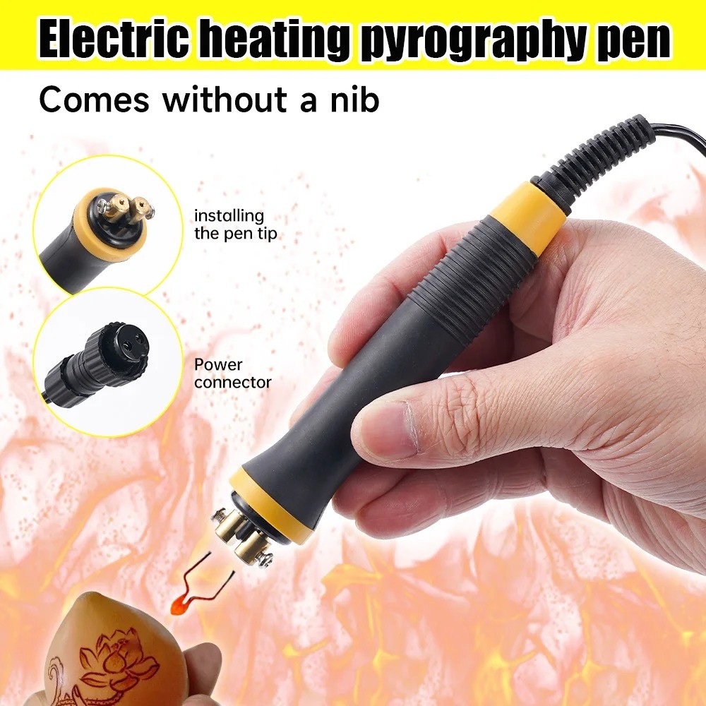 

KingHui Pyrography Pen Wood Soldering Solder Ukir Lukis Kayu 220V 50W - KH-50