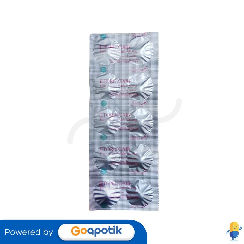 Etoricoxib Novell 90 Mg Strip 10 Tablet