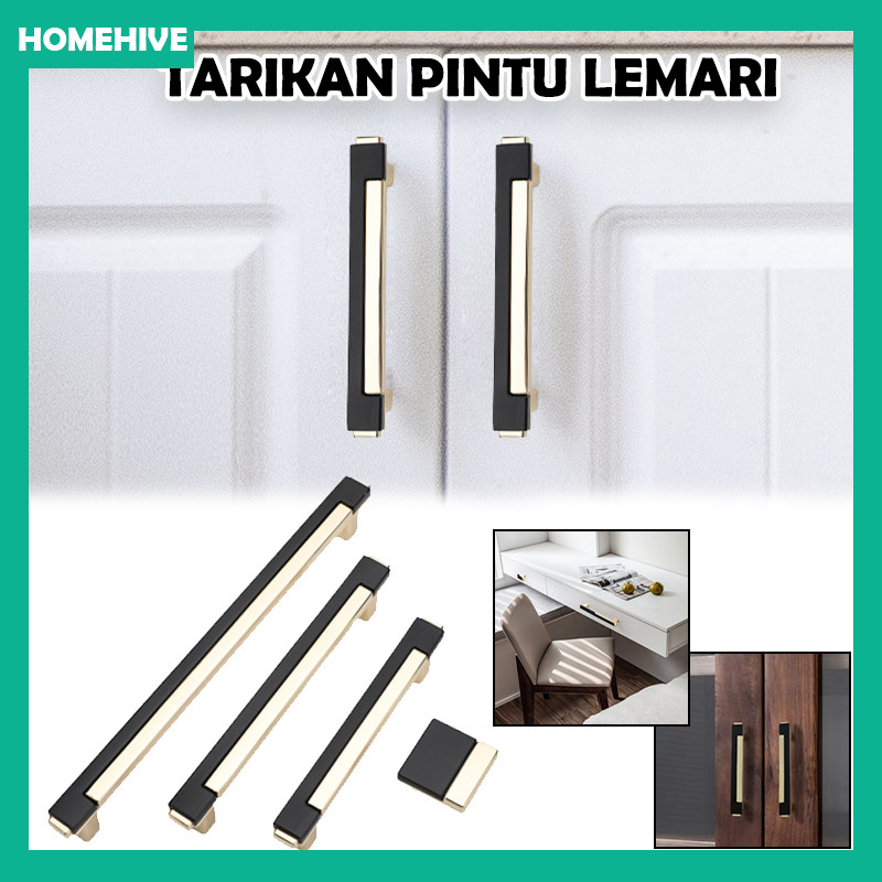 Tarikan Laci Minimalis Panjang Modern Bulat Gagang Pintu Lemari Knob Knop Gagang Lemari Laci / Tarik