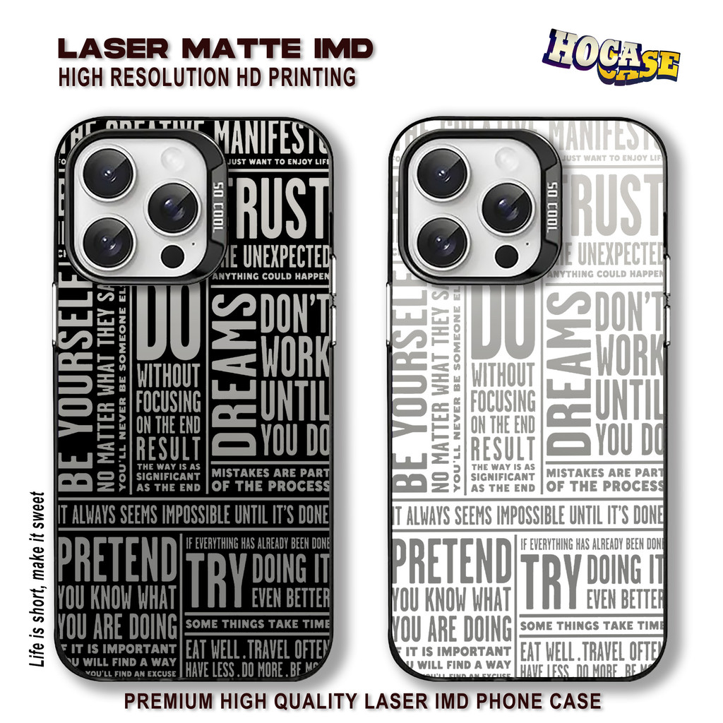 Case Motiva Grafiti HC620 IMD Redmi Note 14 13 12 11 10 9 9A 9C 10A 10C Premium Matte Black Casing H