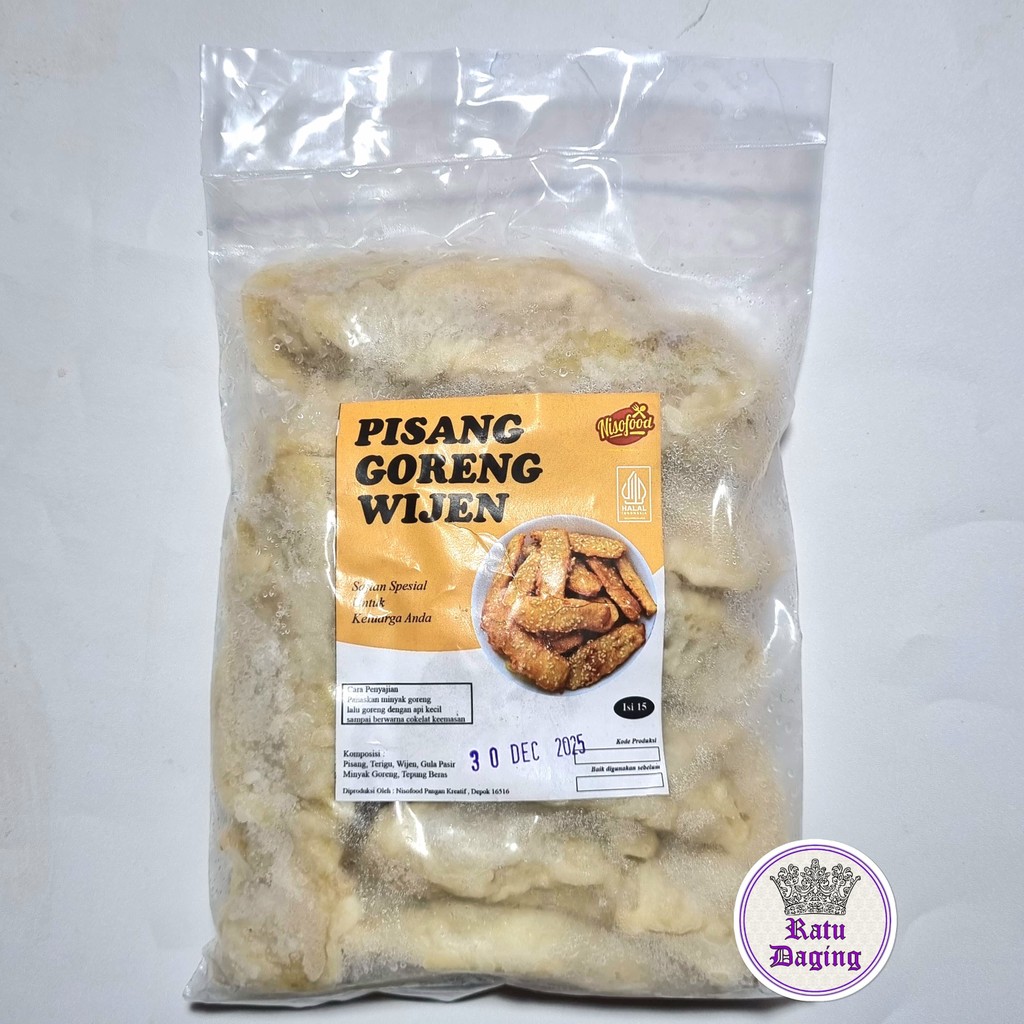 

NisoFood Pisang Goreng Kalimantan Wijen isi 10 pcs