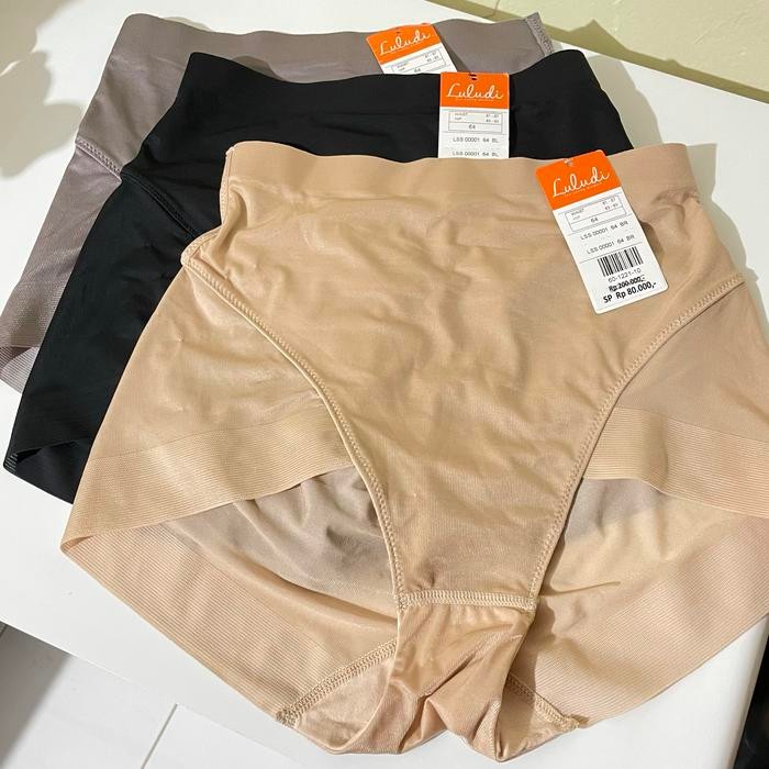 Luludi By Wacoal Shape Pants SUPER SALE LSS0001 / Korset Celana - Abu-abu, M / 64