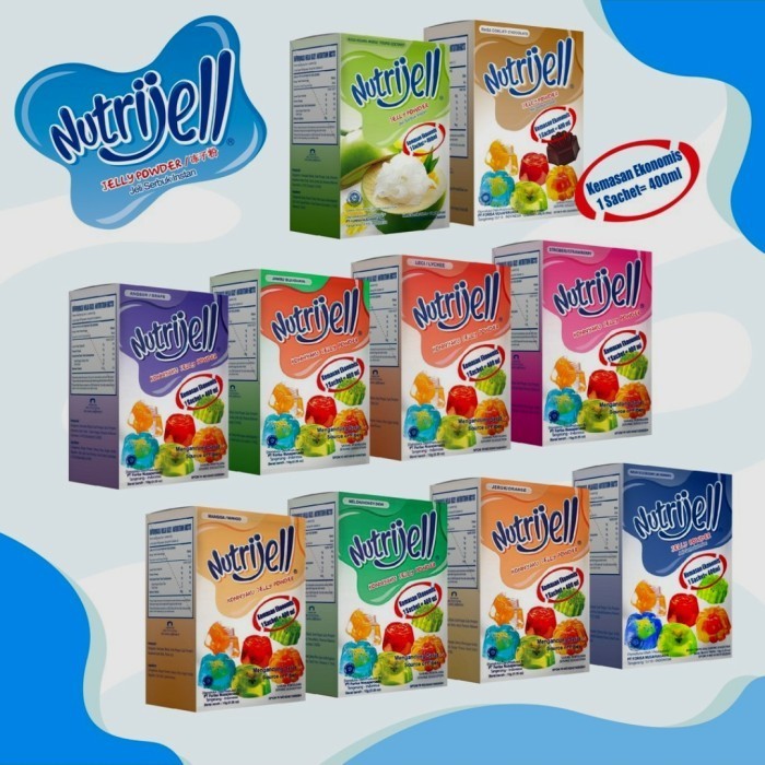 

Agar Nutrijell 1 dus kecil isi 12 pcs x 10 gram (aneka rasa)