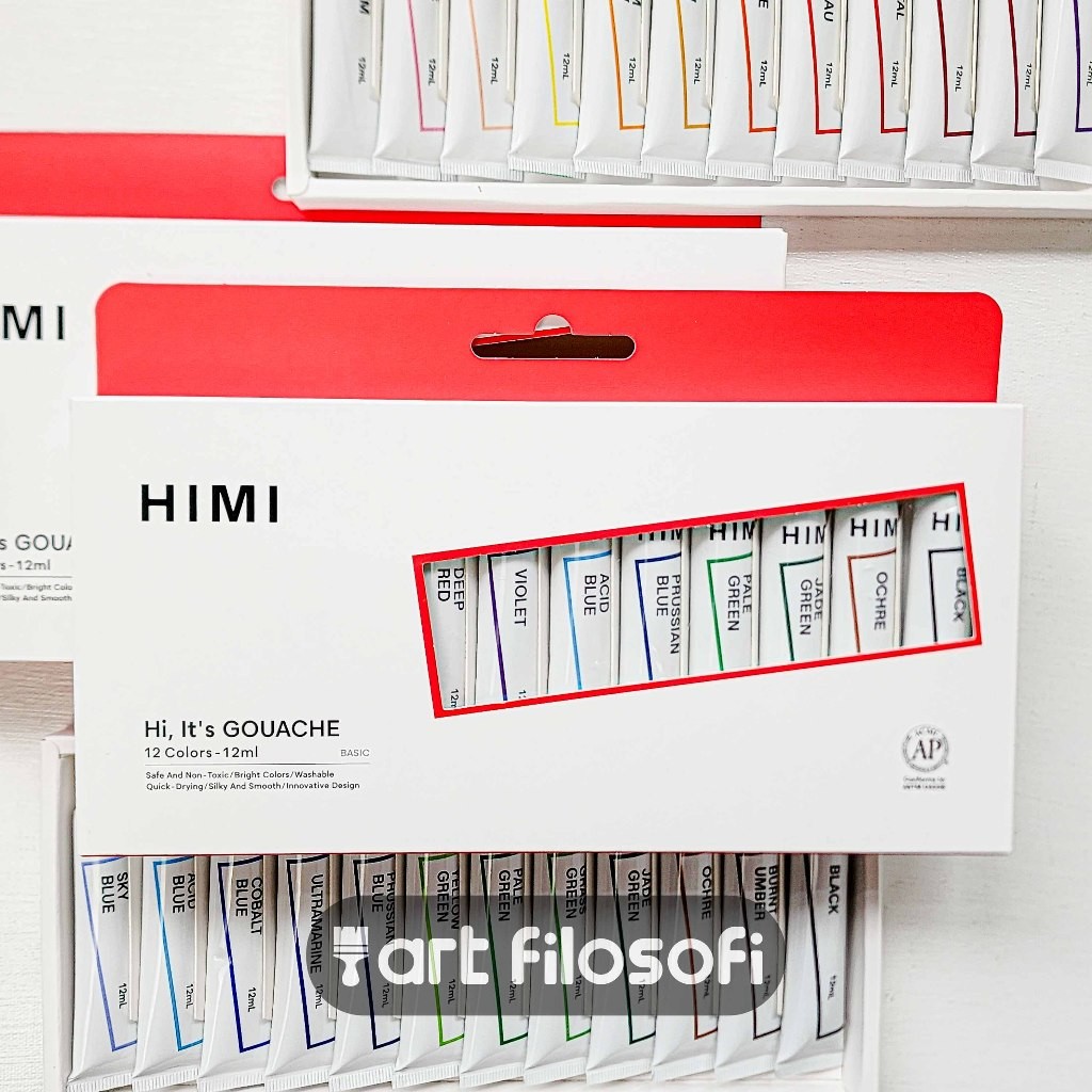 

COD Miya Himi Gouache Tube Set 12ML | Cat Air Gouache