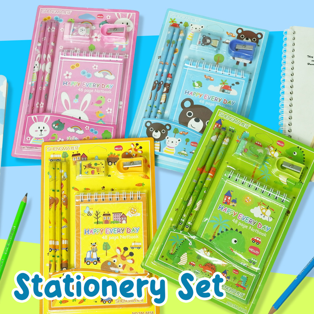 

Souvenir Pensil Set / Paket Alat Tulis / Stationery Set SM8858