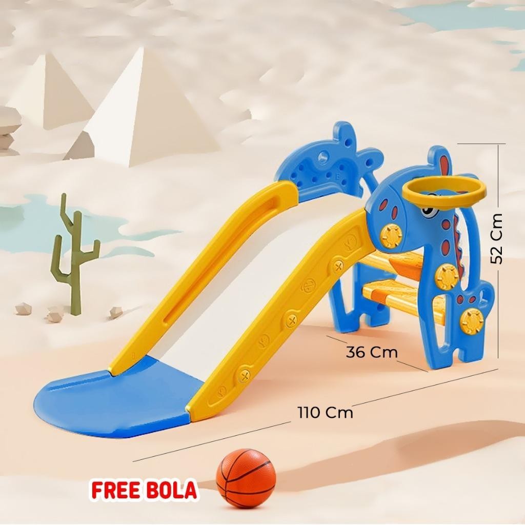Mainan Perosotan Seluncuran  Anak Jerapah Mini Playground M1108