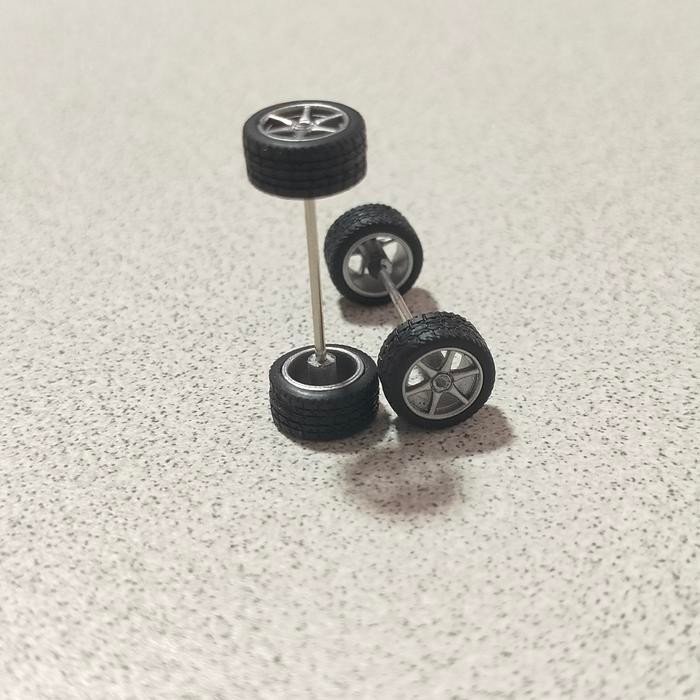 Diorama Diecast Ban karet Mini GT RR-31 Miniatur Skala 64