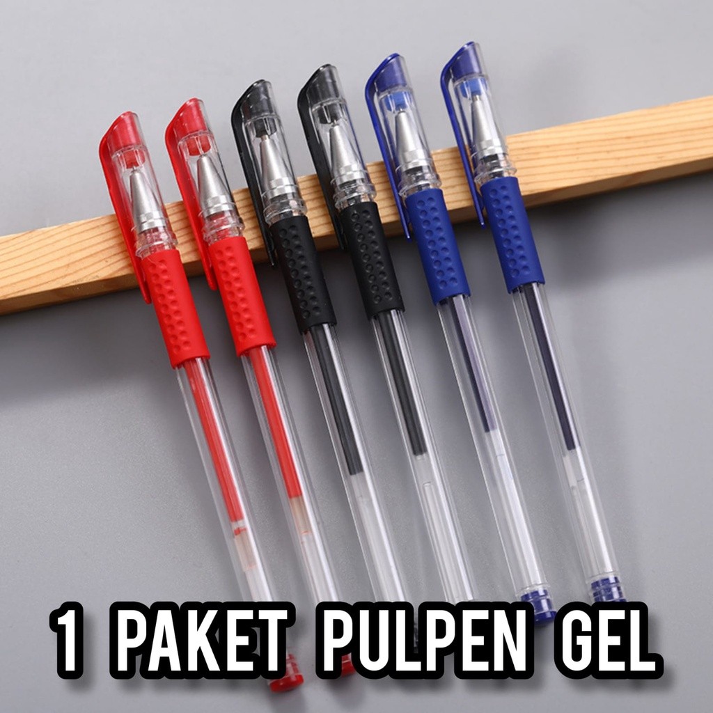 

SATU PAKET PENA GEL IMPORT TERMURAH - PULPEN GEL 0.5MM