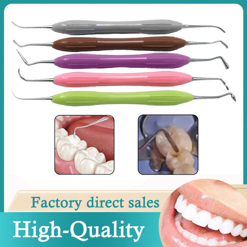 5pcs/set Dental Composite Filling Instrument Anti Lengket Non Sticky Dental Restorative Resin Filler