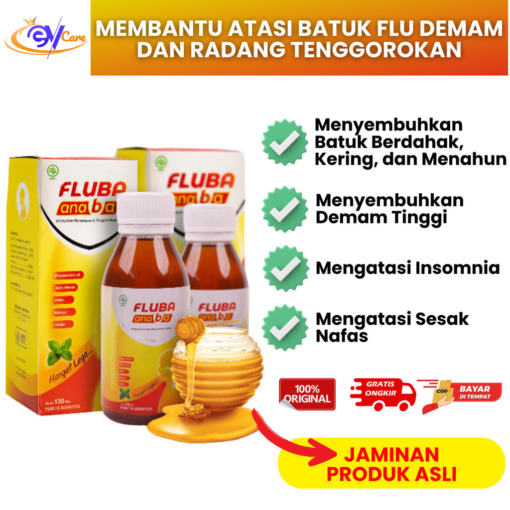

Madu Fluba Anaba Obat Batuk PIlek Anak Dan Dewasa Madu Batuk Herbal 130ML