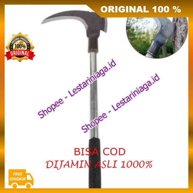 Pemangkas Sabit Kapak Ganda Pemangkas Rumput Multifungsi Sabit Arit Rumput Baja Sabit Kapak Ganda Al