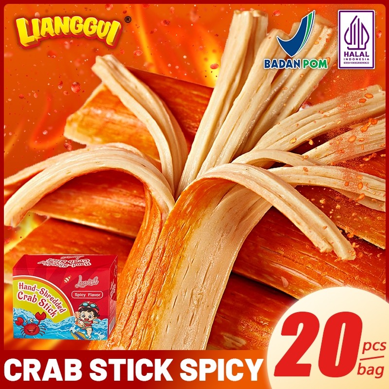 

[HALAL] [ LUVISH ] PAKET KOMBO CRAB STICK I CRAB BBQ I CRAB SPICY I CRAB FLAVOR Enak Cemilan