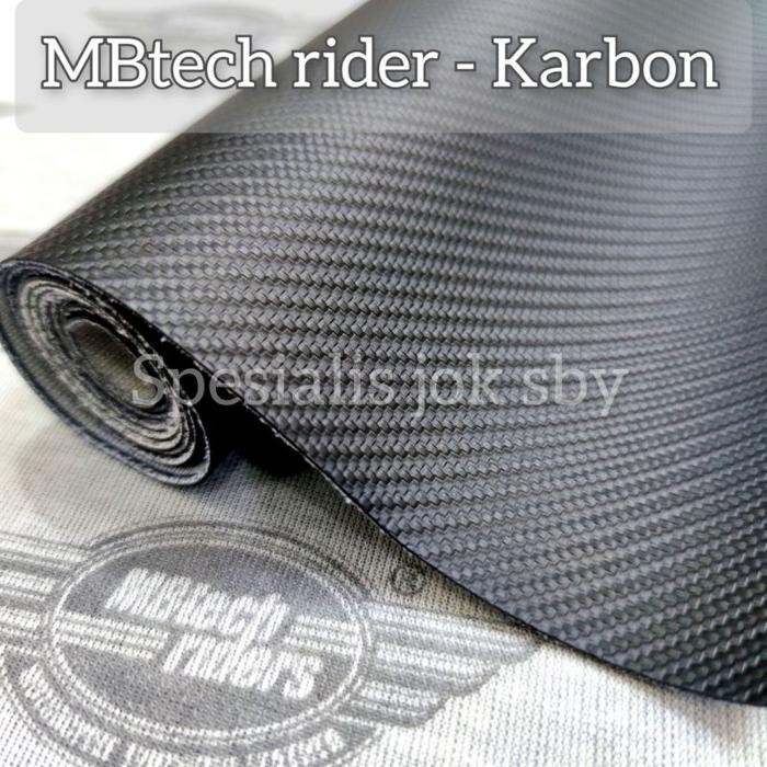 kulit jok motor MBtech original Kulit jok motor hitam polos - MBtech rider-karbon, 90 x 50